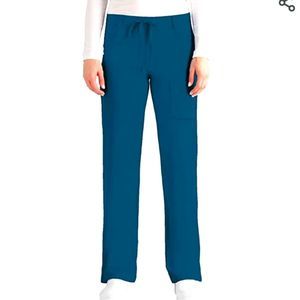 NrG by Barco Women's 4 Pocket Tie Front Straight Leg Scrub Pant